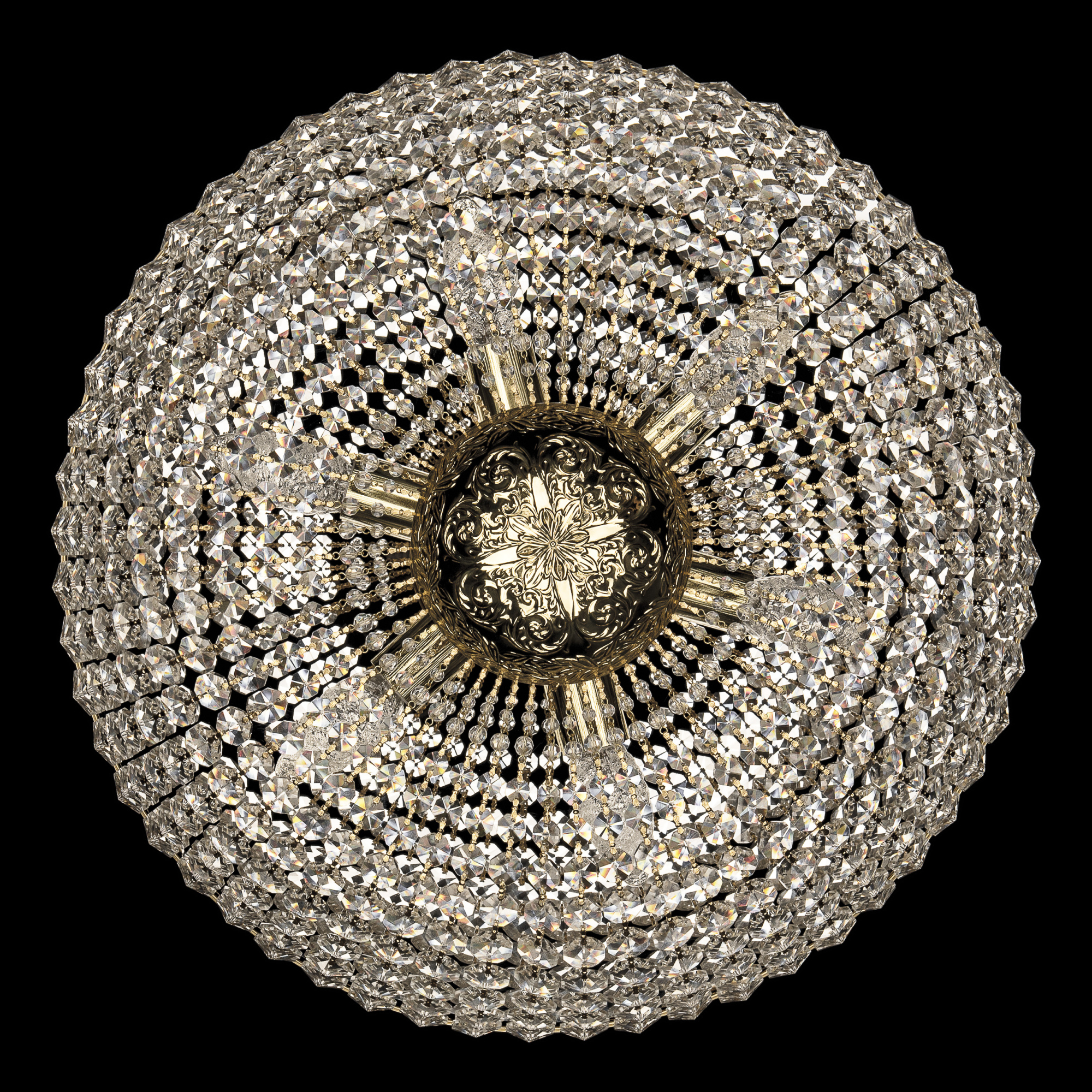 Люстра потолочная хрустальная Bohemia Crystal 19111/60IV GB